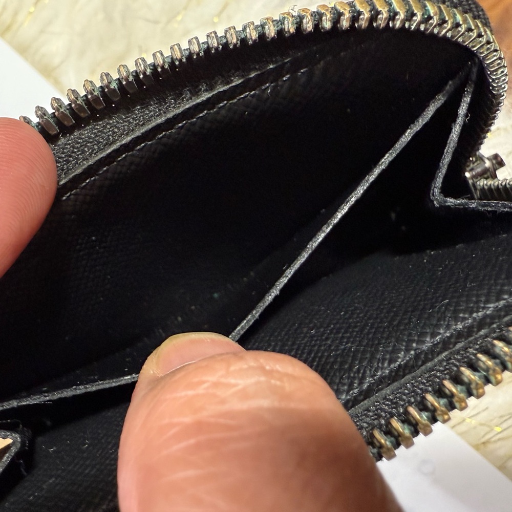 Louis Vuitton Eclipse Coin Purse Wallet Black - Picture 3 of 16